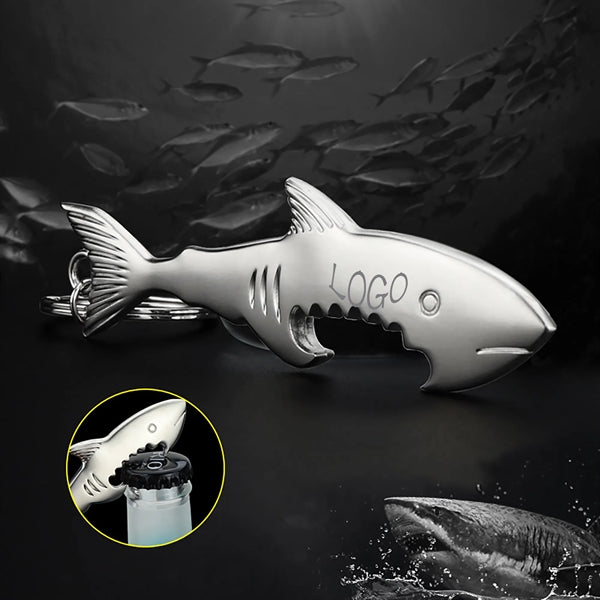 Simulation Creative Mini Shark Modeling Keychain Pendant