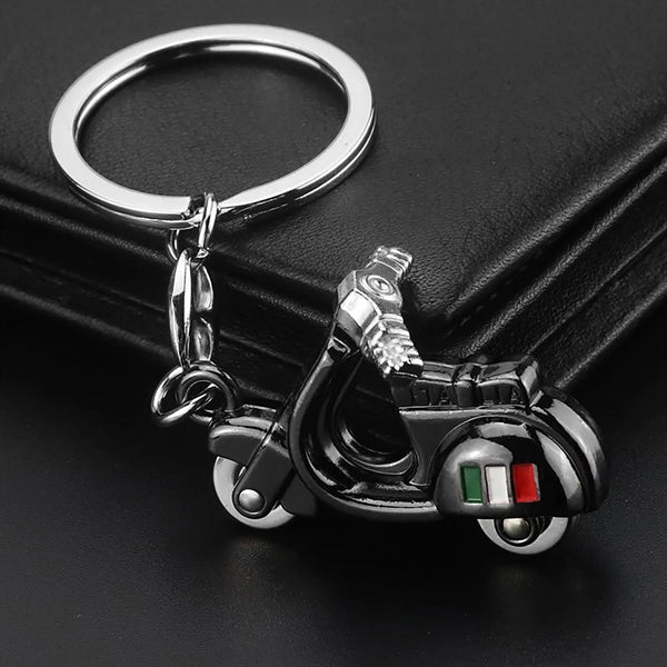 Simulation Creative Mini Motorbike Modeling Keychain Pendant