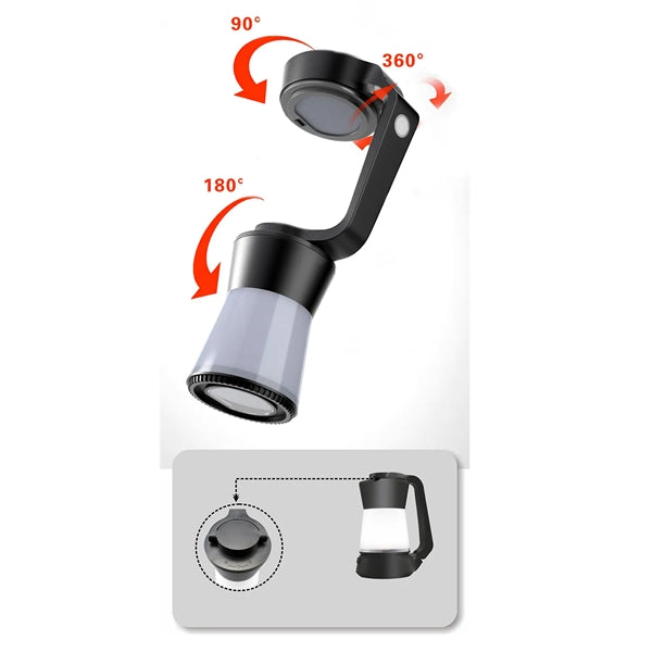 3 in 1 LED Camping Lantern Flashlight Table Lamp