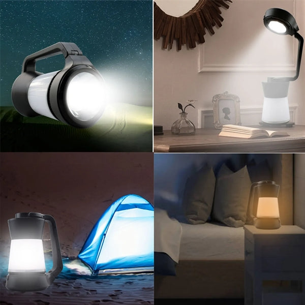 3 in 1 LED Camping Lantern Flashlight Table Lamp