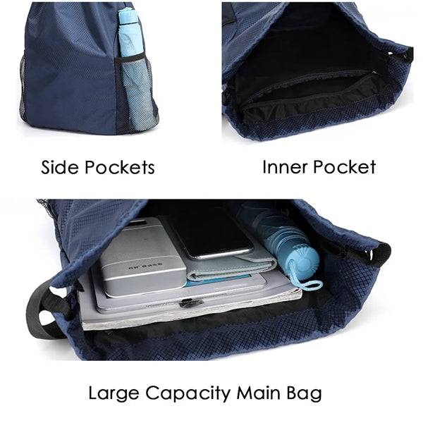 Unisex Oxford Waterproof Drawstring Sports Backpack