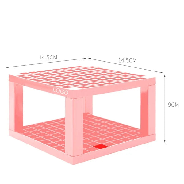 96 Hole Plastic Pencil&Brush Holder Desk Stand Organizer