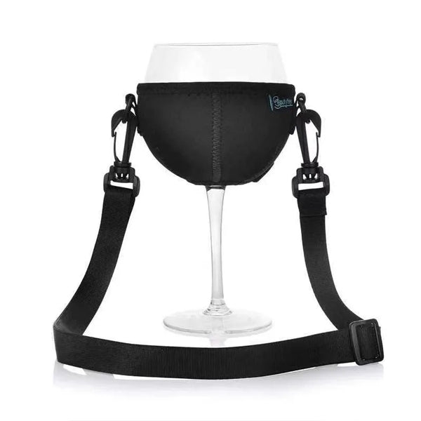 Hand Free Lanyard Wine Glass Holder Necklace