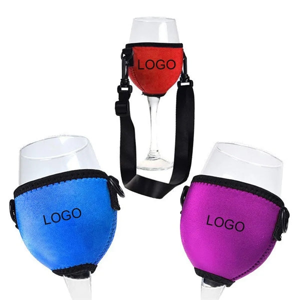 Hand Free Lanyard Wine Glass Holder Necklace