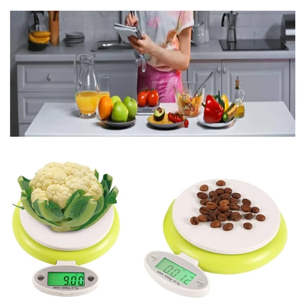 Foldable Energy Saving Electronic Digital Kitchen Food Scale