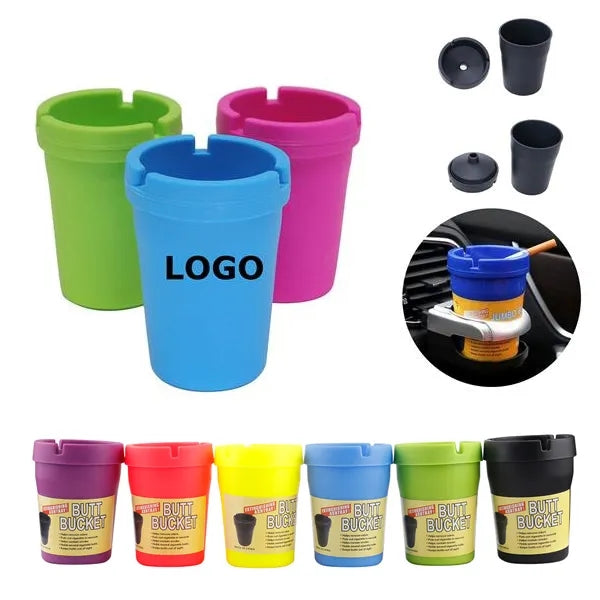 Black Smokeless Ashtray for car