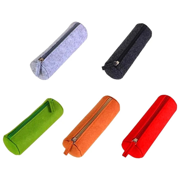 Tubular/Flat Felt Pencil Pouch
