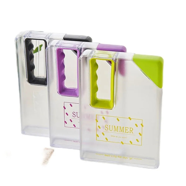 22 OZ Clear Notebook Tote Sport Water Bottle