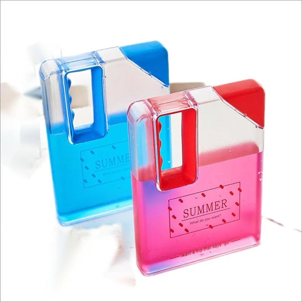 22 OZ Clear Notebook Tote Sport Water Bottle
