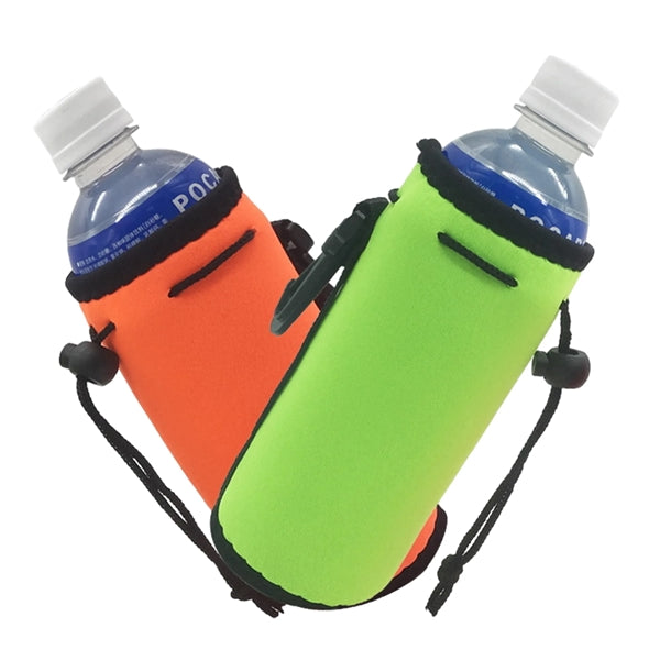 Neoprene Bottle Insulator w/ Drawstring Closure & Carabiner
