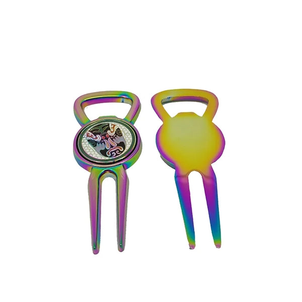 Golf Bottle Opener Divot Tool