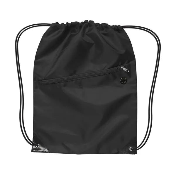 Drawstring Backpack w/ Zipper