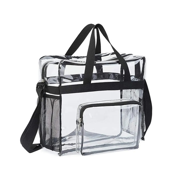 Clear PVC Stadium Travel Tote Bag