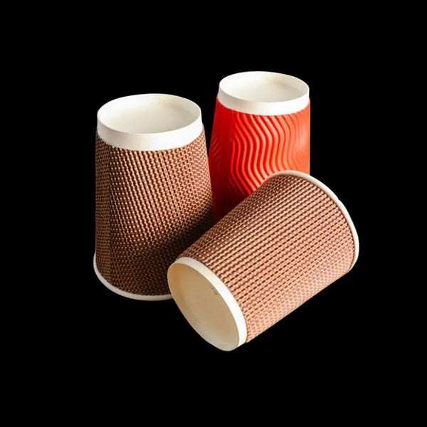 8oz Insulated Kraft Coffee Cups