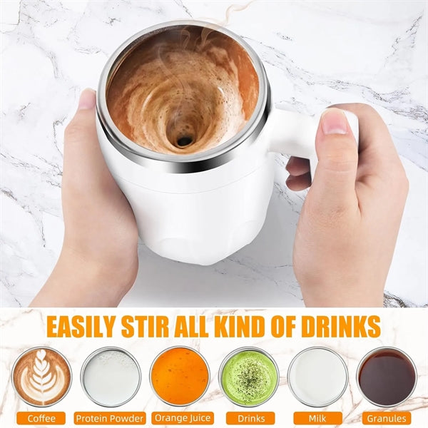 Automatic Self Stirring Stainless Steel Smart Coffee Mug