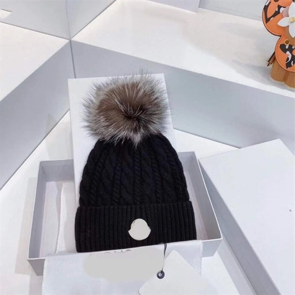 Cable knit beanies