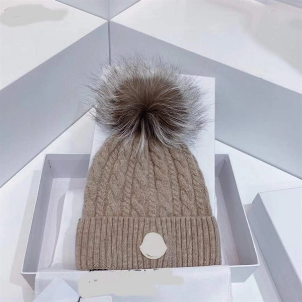 Cable knit beanies