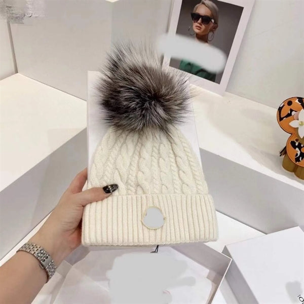 Cable knit beanies