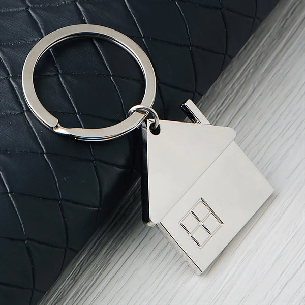 Metal House Design Key Tag