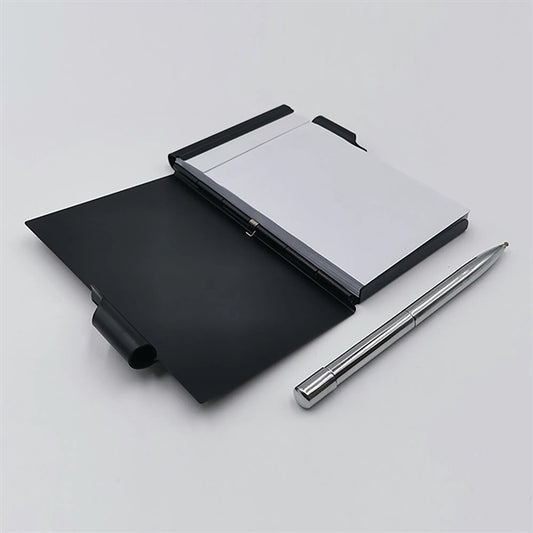 Aluminum Notebook With Pen