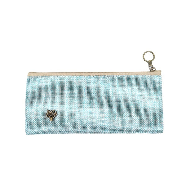 Classic Design Linen Pencil Case