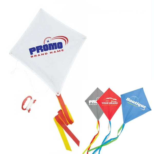All Over Print Classical Advertising Diamond Kite