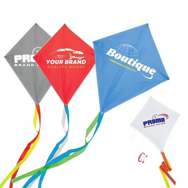 All Over Print Classical Advertising Diamond Kite