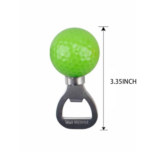 Portable Colourful Golf Ball Shaped Beer Bottle Opener