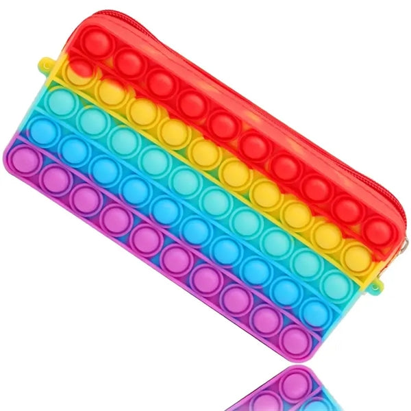 Large Capacity Pop Fidget Toy Pencil Case