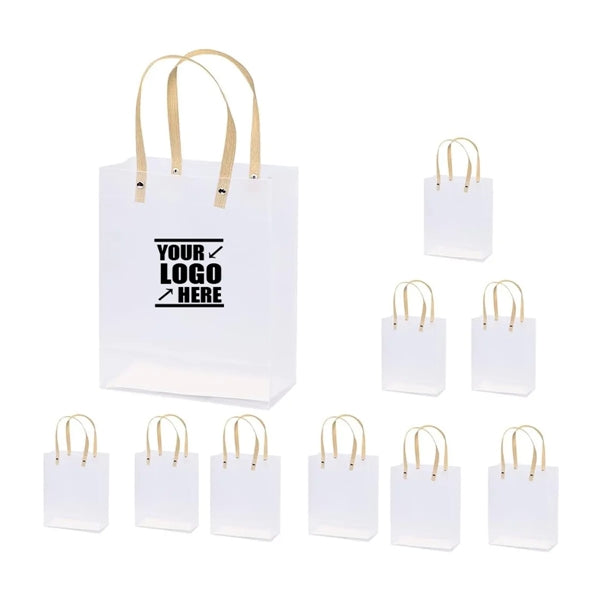 Clear Frosted PP Gift Tote Bag