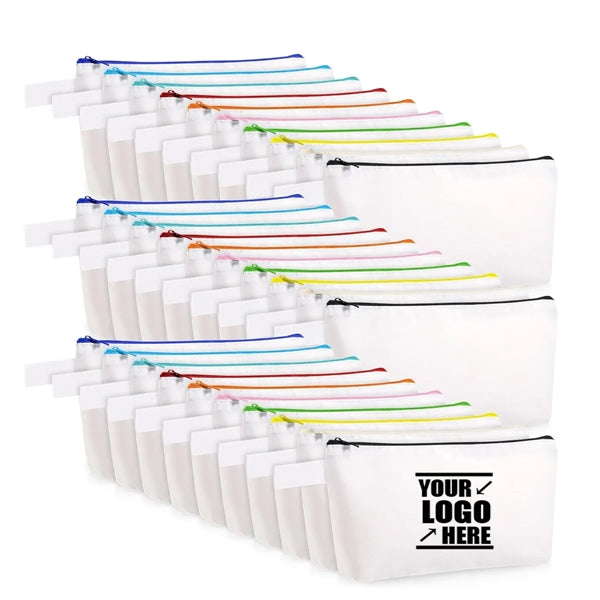 Craft Canvas Makeup Bags