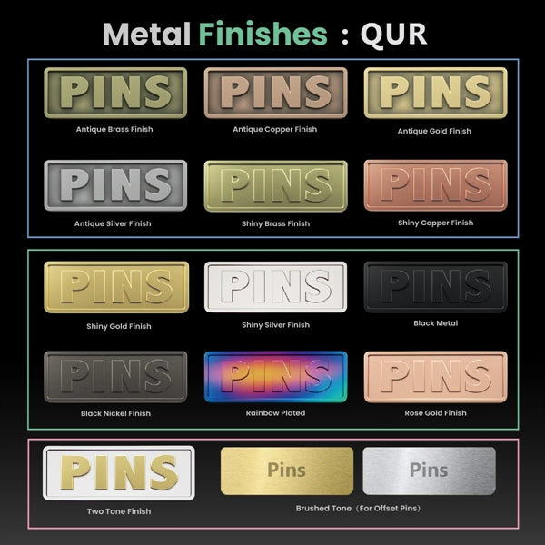 1.5" Soft Enamel Lapel Pins - Economy