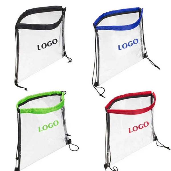 Clear Bag with Drawstring
