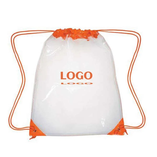 Clear Bag with Drawstring