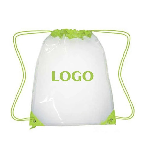 Clear Bag with Drawstring