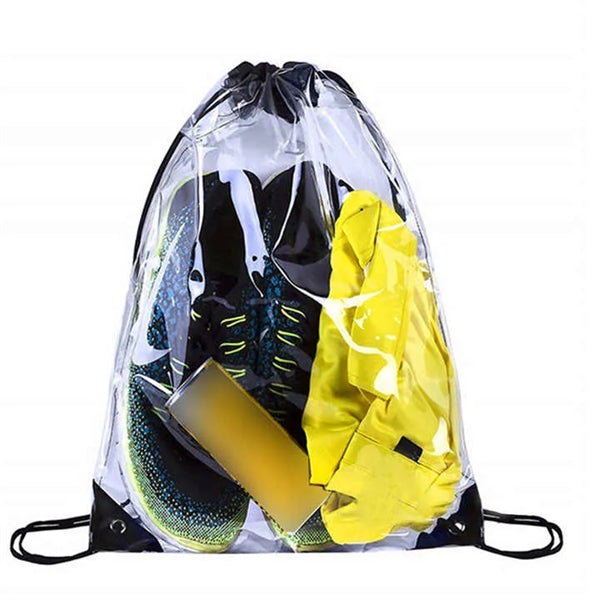 Clear Bag with Drawstring