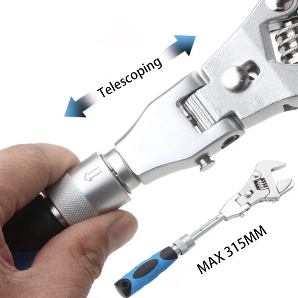 Ratcheting Adjustable Wrench