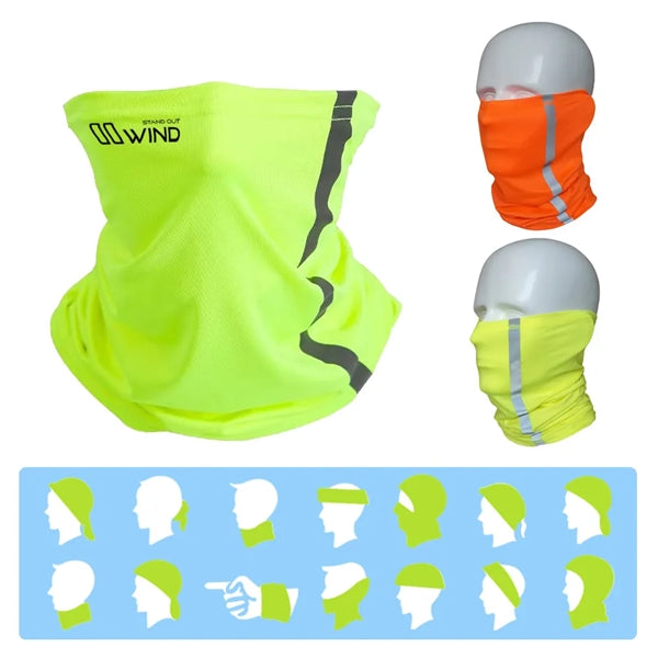 Reflective Neck Gaiter Visibility Safety Bandana