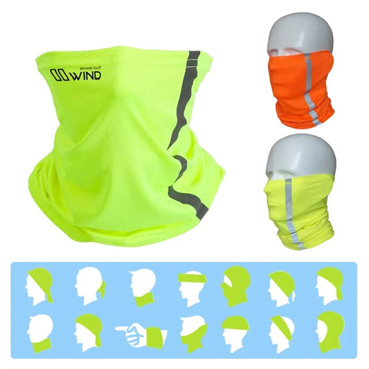 Reflective Neck Gaiter Visibility Safety Bandana