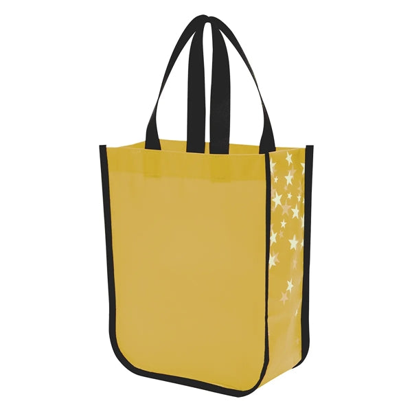 Small Laminated Shopper Tote