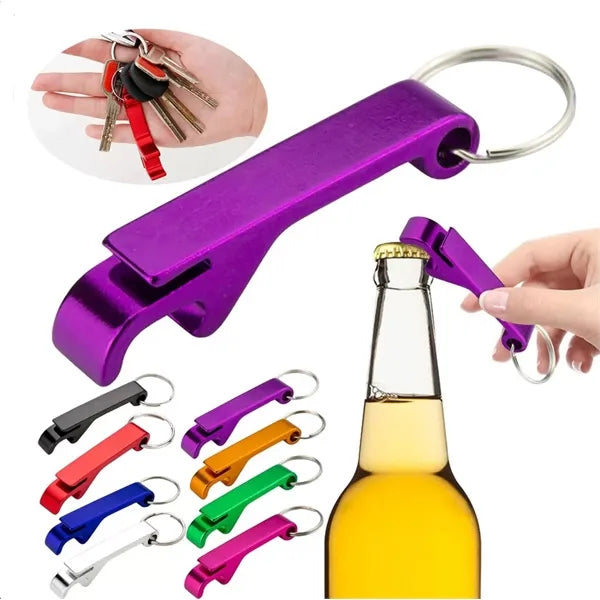 Aluminum Wrench Bottle Opener Keychain