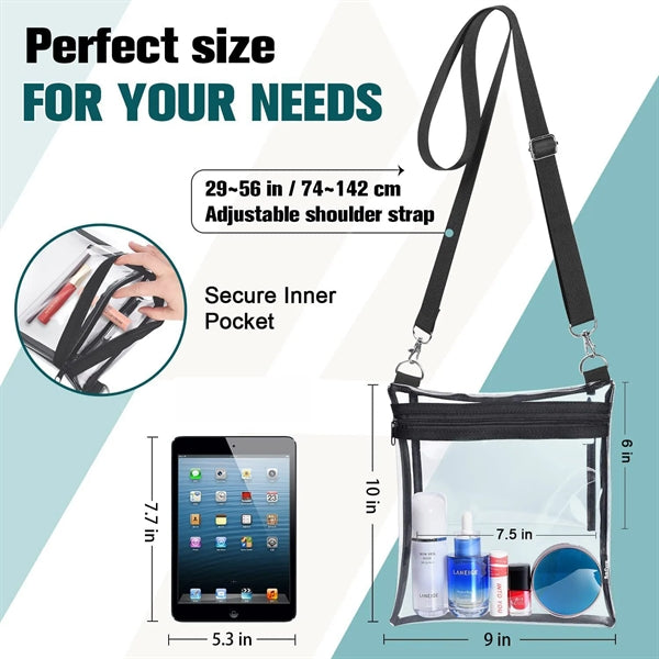 Stylish PVC Clear Waterproof Hand Bag