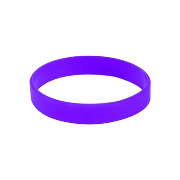 Rubber Silicone Bracelets Solid Color