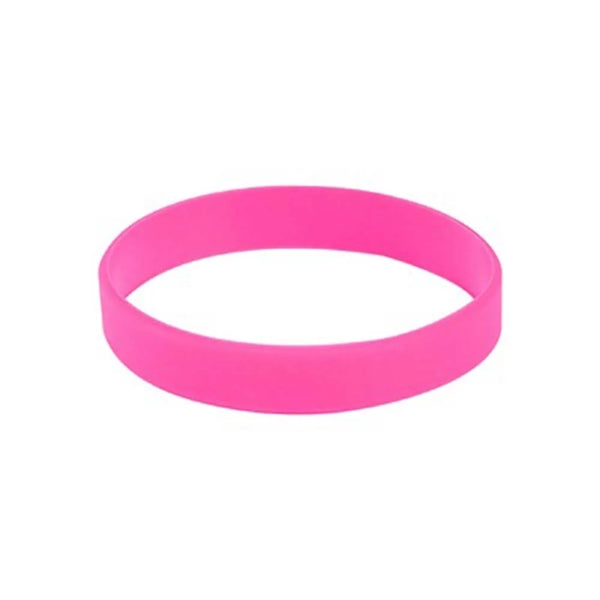 Rubber Silicone Bracelets Solid Color