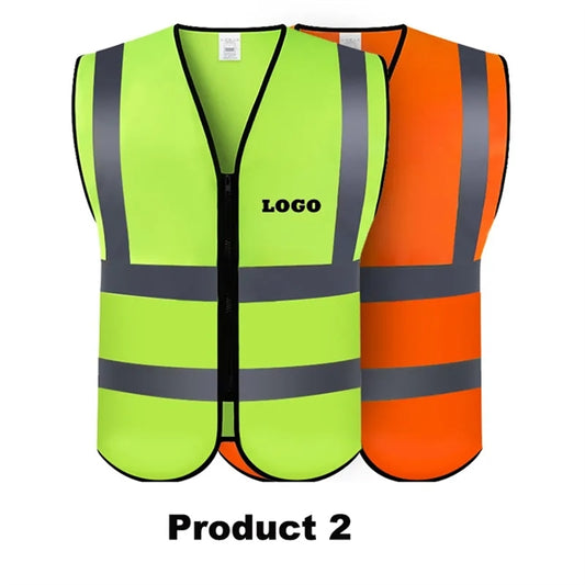 Safety Vest with Reflective Strips