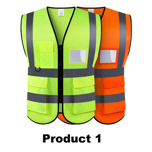 Safety Vest with Reflective Strips