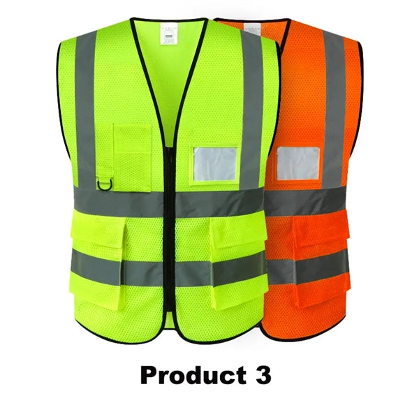 Safety Vest with Reflective Strips