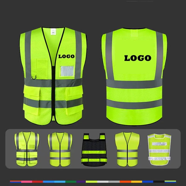 Safety Vest with Reflective Strips