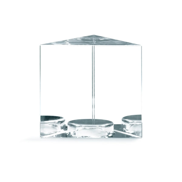 Crystal Triangle Perpetual Stackable Award
