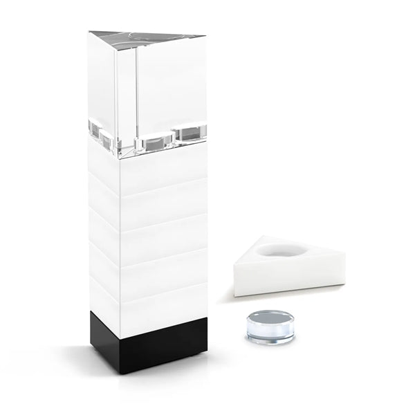 Crystal Triangle Perpetual Stackable Award